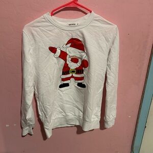 Dabbing Santa long sleeve